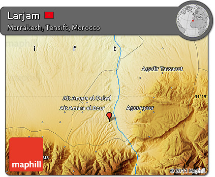 Physical Map of Larjam