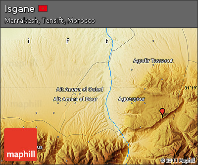 Physical Map of Isgane