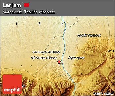 Physical Map of Larjam