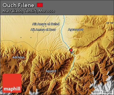 Physical Map of Ouch Filene