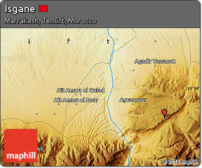 Physical Map of Isgane