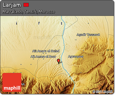 Physical Map of Larjam