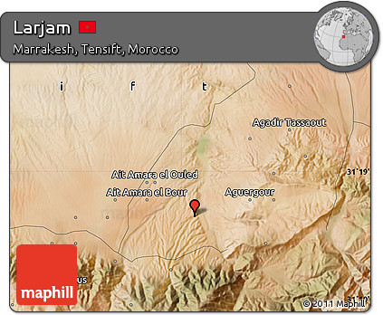 Satellite Map of Larjam