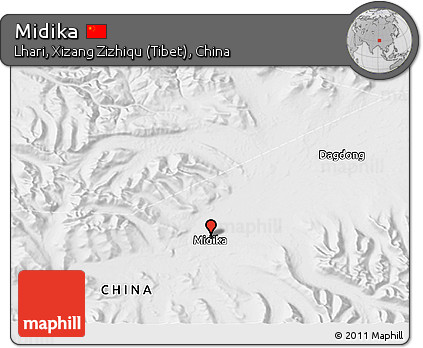 Physical 3D Map of Midika