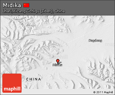 Physical 3D Map of Midika