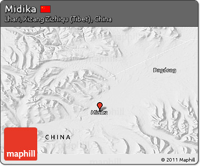 Physical 3D Map of Midika