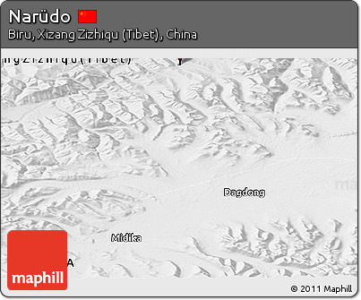 Physical Panoramic Map of Narüdo