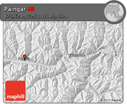 Physical 3D Map of Paingar