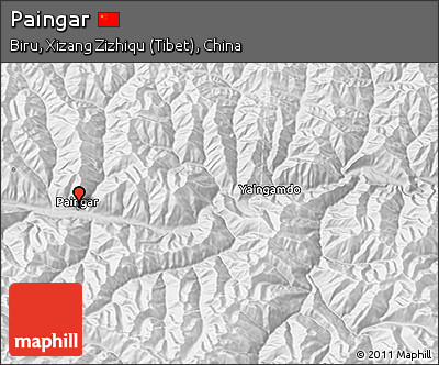 Physical 3D Map of Paingar