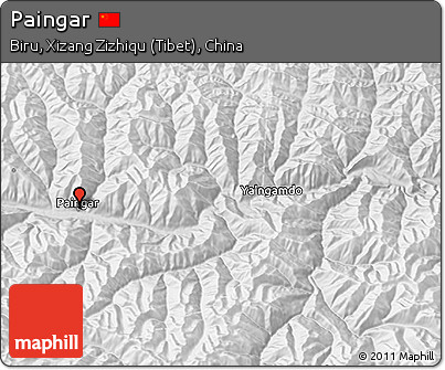 Physical 3D Map of Paingar