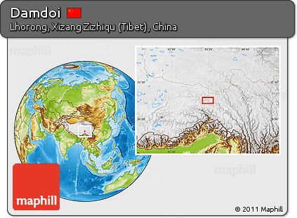 Physical Location Map of Damdoi