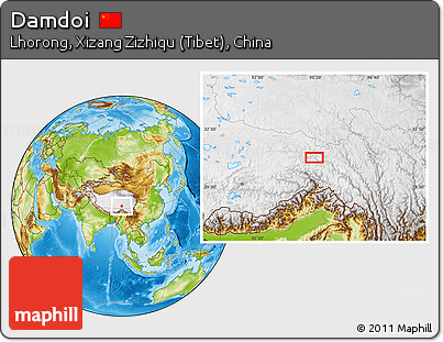 Physical Location Map of Damdoi