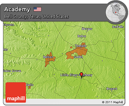 Physical 3D Map of Academy