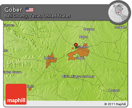 Physical 3D Map of Gober
