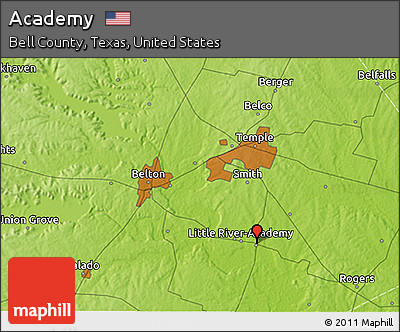 Physical 3D Map of Academy