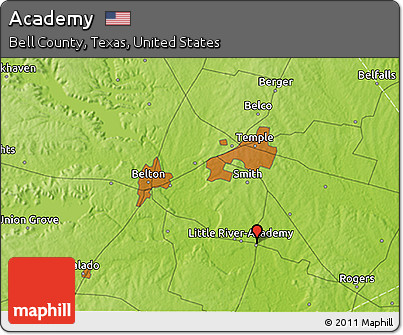 Physical 3D Map of Academy