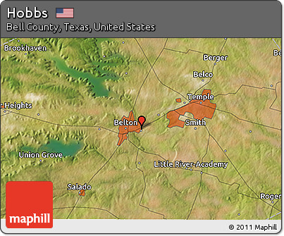 Satellite 3D Map of Hobbs