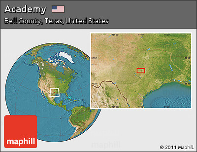 Satellite Location Map of Academy