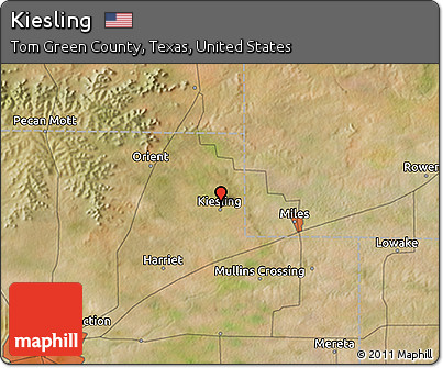 Satellite 3D Map of Kiesling