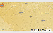 Physical 3D Map of Saint Lawrence