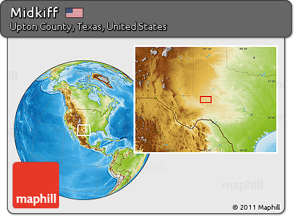 Physical Location Map of Midkiff