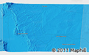 Political 3D Map of the area around 31° 39' 38" N, 104° 28' 29" W