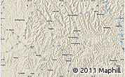 Shaded Relief Map of the area around 31° 39' 38" N, 105° 28' 29" E