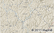 Shaded Relief Map of Jiangkou