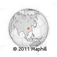 Outline Map of the Area around 31° 39' 38" N, 108° 52' 30" E, rectangular outline
