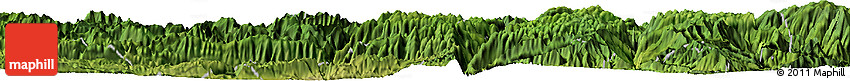 Satellite Horizon Map of the Area around 31° 39' 38" N, 109° 43' 29" E