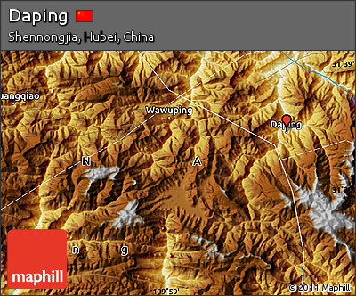 Physical Map of Daping