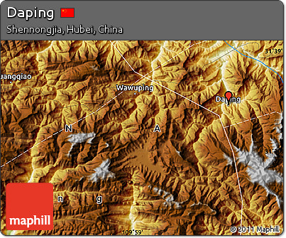 Physical Map of Daping