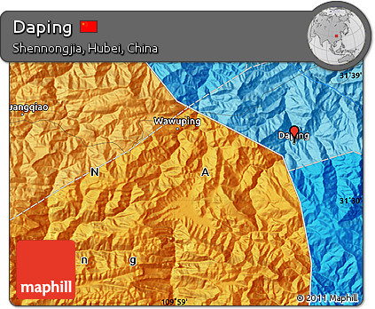 Political Map of Daping