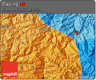 Political Map of Daping