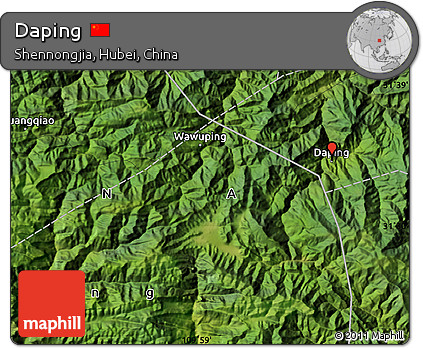 Satellite Map of Daping
