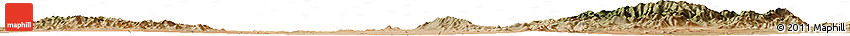 Satellite Horizon Map of the Area around 31° 39' 38" N, 109° 34' 29" W