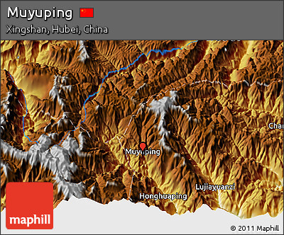 Physical 3D Map of Muyuping