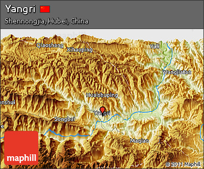 Physical 3D Map of Yangri