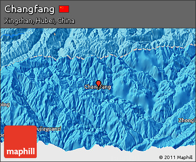 Political 3D Map of Changfang