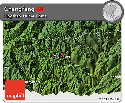 Satellite 3D Map of Changfang