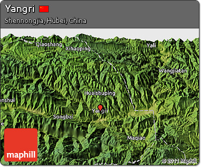 Satellite 3D Map of Yangri