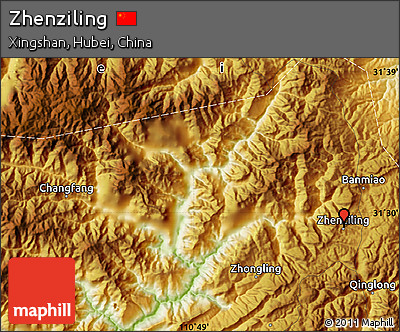 Physical Map of Zhenziling