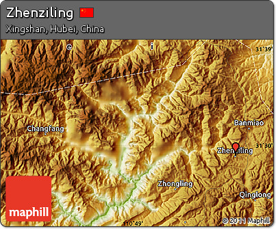 Physical Map of Zhenziling