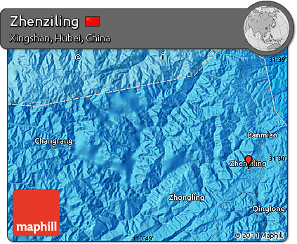 Political Map of Zhenziling