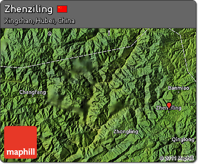 Satellite Map of Zhenziling