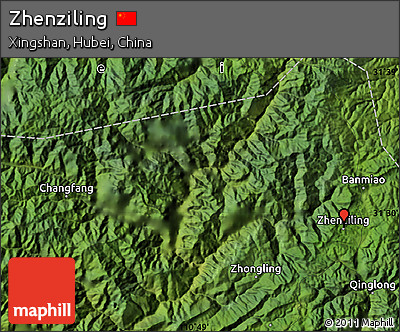 Satellite Map of Zhenziling