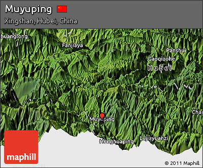 Satellite Panoramic Map of Muyuping
