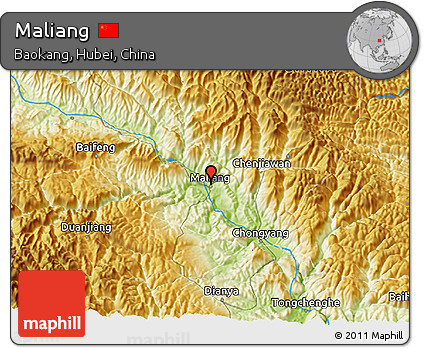 Physical 3D Map of Maliang