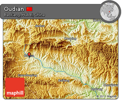 Physical 3D Map of Oudian