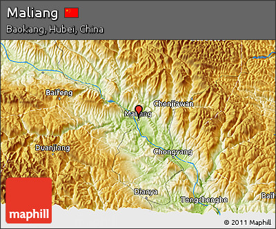 Physical 3D Map of Maliang